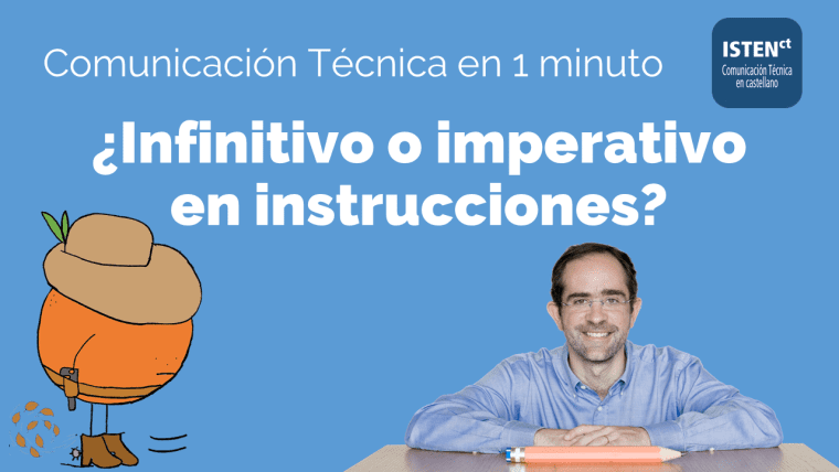 Dos formas de redactar las llamadas a la acción en instrucciones: con verbos en infinitivo o en imperativo.